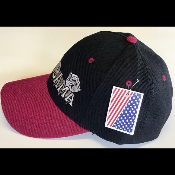 Alabama Football Adjustable Cap Hat Black SEC NCAA - Picture 3 of 6